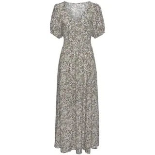 VIVANCE Maxikleid Blümchen grau 40