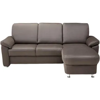 Beldomo System Ecksofa, Grau, Metall, 3-Sitzer, Ottomane rechts, nicht einzeln stellbar, L-Form, 220x163 cm, Goldenes M, erweiterbar, Typenauswahl, Bettkasten erhältlich, Fußauswahl, Stoffauswahl, planbar, seitenverkehrt erhältlich, Wohnzimmer, Sofas & Couches, Wohnlandschaften, Ecksofas