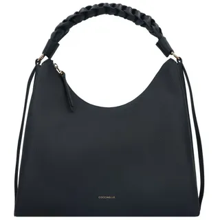 Coccinelle Boheme Schultertasche Leder 34 cm schwarz
