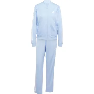 adidas Essentials 3-Streifen Damen Jogginganzug, blau - S