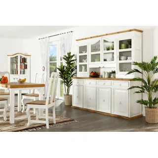 Buffetschrank, Küchenschrank, Anrichte, Büffet, weiß, MEXICO Landhausstil, mexican Style, Naturholzmöbel