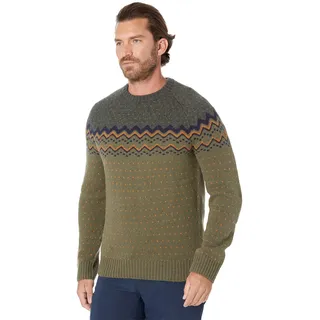 Fjällräven Övik Knit Sweatshirt Laurel Green/Deep Forest S