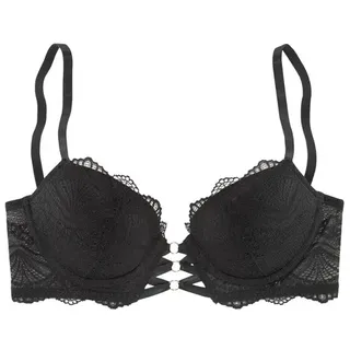 LASCANA Push-Up-BH Schwarz 75B