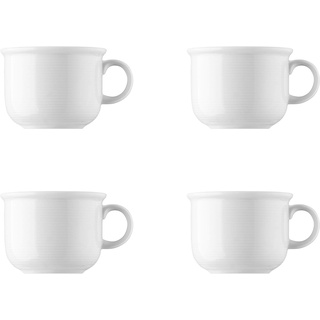 Thomas 4 x Kaffee-Obertasse - Trend Weiß 11400-800001-14742 Porzellan Geschirr -