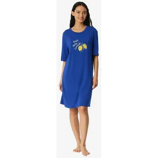 SCHIESSER Nachthemd blau 46