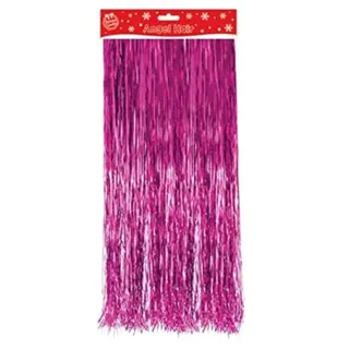 The Home Fusion Company Pink Klobige Lametta oder Lamatte Christbaumschmuck Weihnachten Girlande - lamatte Engel Haar