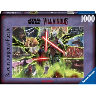 Ravensburger Puzzle Star Wars Villainous, Asajj Ventress, 1000 Puzzleteile, Made in Germany bunt