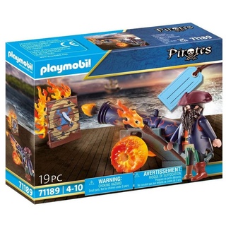 Playmobil® Spielwelt PLAYMOBIL® 71189 - Pirates - Pirat mit Kanone bunt
