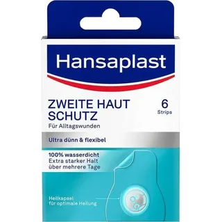 BEIERSDORF Hansaplast Zweite Haut Schutz Pflaster 6 st