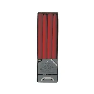 Papstar Leuchterkerzen Ø 2,2 cm, · 250 mm rot