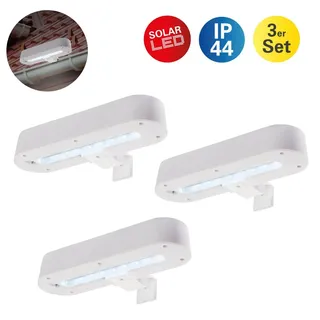 NÄVE Solarleuchte LED weiß 20 cm x 11,1 cm x 5,4 cm spritzwassergeschützt