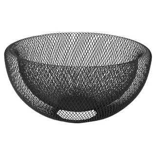 JUSTINUS Obstschale rund Schwarz 29,5 cm