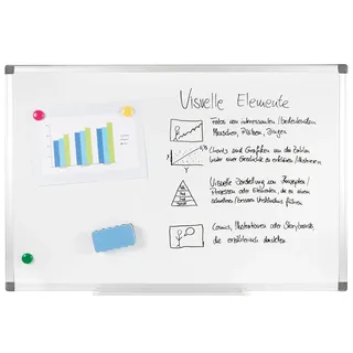 GENIE Whiteboard XXL Pro 90 x 60 cm Weiß