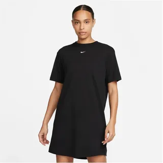 Nike Sportswear Chill Knit extragroßes T-Shirt-Kleid Damen Black/White XS