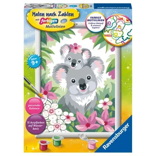 Ravensburger Malen nach Zahlen 28984 - Süße Koalas - Kreativset für Kinder ab 9 Jahren