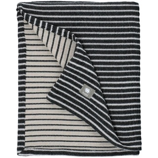 Musterring Plaid Musterring, Schwarz, Weiß, Textil, 130x170 cm, Wohntextilien, Decken, Plaids