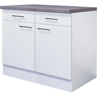 Flex-Well Unterschrank Kopenhagen 100 x 86 x 60 cm Grau