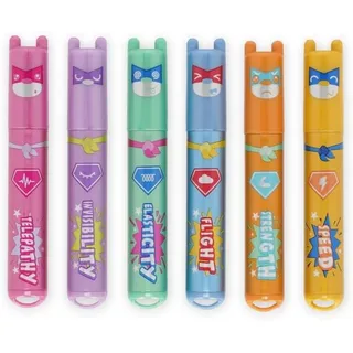 Legami Teddy's Superpower 6 Mini-Textmarker