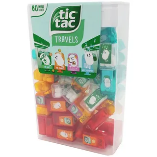 Ferrero Tic tac Travels Lilliput Mini-Boxen 60er