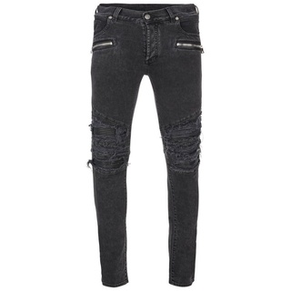 Balmain Straight-Jeans Balmain Jeans grau 31W
