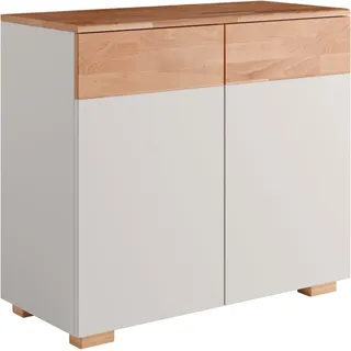 Home Affaire Kommode »Citra teilmassiv«, Breite 90cm,moderne grifflose Optik mit push to open Funktion