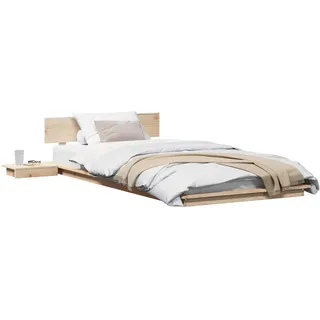 vidaXL Bettgestell 80 x 200 cm Braun