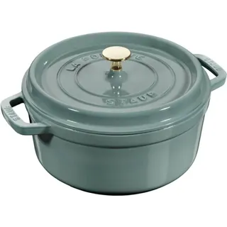 Staub Cocotte rund 26 cm eukalyptus