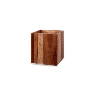Churchill 2 x Holz-Box Holz eckig 18x18cm ACACIA WOOD