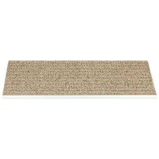 Metzker® Stufenmatte Sicherheitsstufenmatte - Außenstufenmatte, Rechteckig, Höhe: 7 mm, 1 Stück - Beige beige