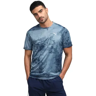 Puma Tad Essentials AOP Tees Cool Blue S