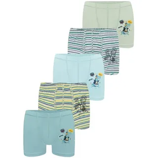 LOREZA 5er Set Boxershorts - Dino - Bunt | Gr.: 128/134