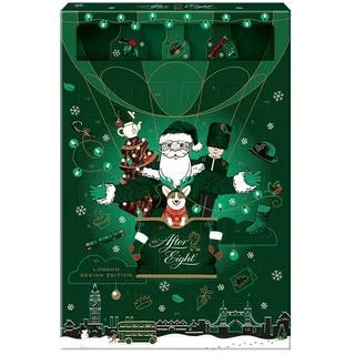 AFTER EIGHT Adventskalender 2024 Figuren aus dunkler Schokolade gefüllt mit Minze 199 g