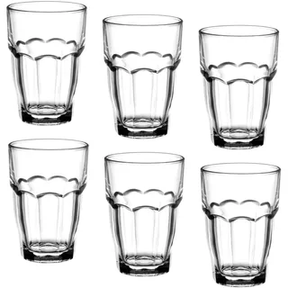 Bormioli Rocco Rock Bar Trinkgläser, stapelbar, 40 ml, 6 Stück