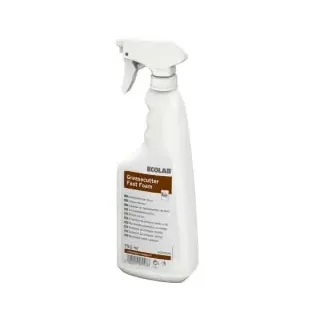 ECOLAB Greasecutter Fast Foam Fettlöser, Hochwirksam gegen hartnäckige und verkohlte Fettverschmutzungen, 750 ml