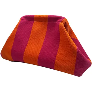 Dranng Farbblock- -geldbörsen Für Damen,Sommer stra nd Damen, Gestrickt Gestreift Kontrastfarbe Handtaschen Klein Gewebte Tasche Für Sommerstrände, Shopping, Reisen - Siehe Beschreibung