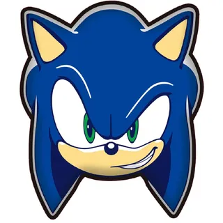 Jerry Fabrics Sonic the Hedgehog Dekokissen 33 x 29 cm Blau