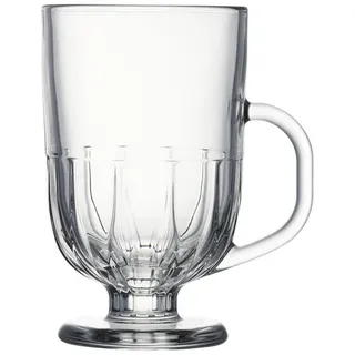 La Rochère FLORE Glastassen – 4er Set mit Henkel - 330 ml