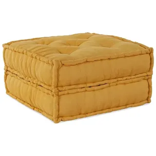 vidaXL Modulares Sofaelement Sofaelement Gelb