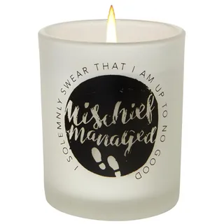 Harry Potter: Mischief Managed Glass Votive Candle