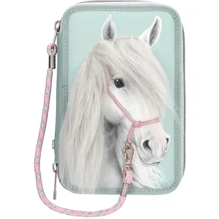 depesche vertrieb gmbh co. kg Miss Melody Federtasche mit Pferdekopf Applikation