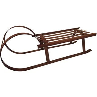 Bornhöft Schlitten 80cm Metall Rost Gartendeko Edelrost rostige Gartendekoration Weihnachten rostige Deko Winter Dekoration