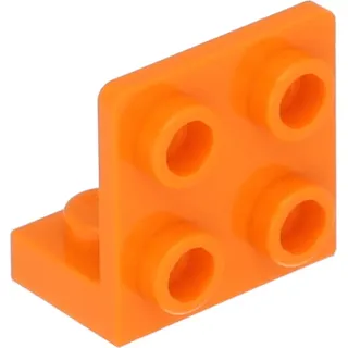 LEGO Winkel: 25 Brackets 1x2/2x2, 90°, Orange - Orange