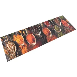 vidaXL Löffel & Gewürze Küchenläufer 60 x 180 cm Braun