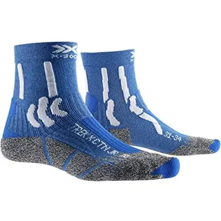 X-Socks Trek X Ctn Wandersocken für Kinder lake blue/arctic white 27-30