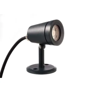 Deko-Light Colt 4W COB LED Strahler Aluminium 4W 240lm IP65/IP44 Schwarzgrau