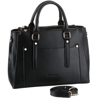 Henkeltasche BRUNO BANANI Gr. B/H/T: 33 cm x 23 cm x 14 cm, schwarz Damen Taschen Handtaschen mit praktischer Einteilung