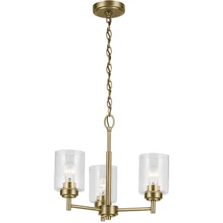 Kichler Winslow 3-flg. 60W Messing
