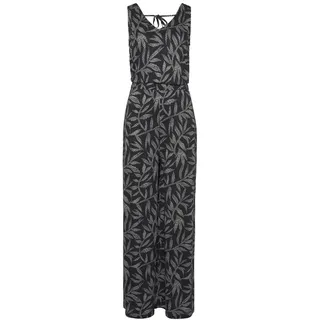 LASCANA Overall Damen schwarz-sand bedruckt Gr.40