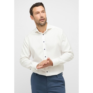 Langarmhemd ETERNA "MODERN FIT" Gr. 42, Normalgrößen, beige Herren Hemden Langarm