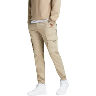 JACK & JONES JJIPAUL JJFLAKE Cargohosen Beige 32 34